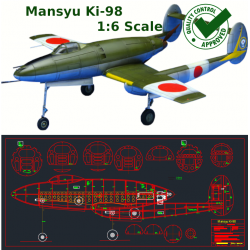 Mansyu Ki-98 - DXF - 1:6...